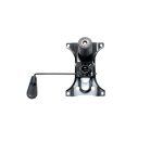 Low Back Chair Grey & Blue Colour Bifma Standard With Chrome Base- 066-S - Image 5