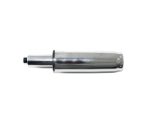 Low Back Chair Grey & Black Colour Bifma Standard With Chrome Base- 055-G - Image 5