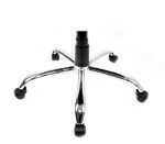 Low Back Chair Grey & Black Colour Bifma Standard With Chrome Base- 055-G - Image 4